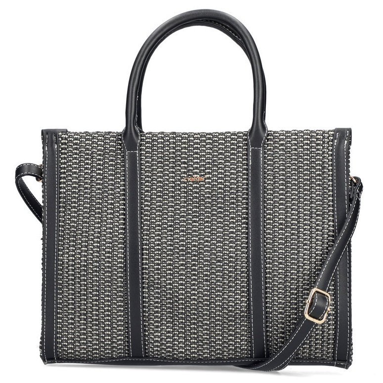 Rieker H1013-92 BLACK COMBINATION torebka damska EKO czarna