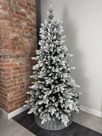 Choinki - Choinka sztuczna Świerk Polarny 220 cm SLIM PE - miniaturka - grafika 1
