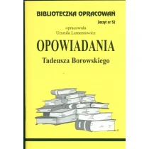 Biblios Biblioteczka opracowań nr 052 Opowiadania Borowski - Pomoce naukowe - miniaturka - grafika 2