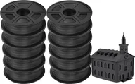 Filamenty i akcesoria do drukarek 3D - Filament do drukarek 3D SUNLU, średnica 1,75 mm, waga 10 kg, PLA PLUS BLACK 10KG - miniaturka - grafika 1