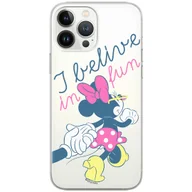 Etui i futerały do telefonów - Etui Disney dedykowane do Iphone 12 / 12 PRO, wzór: Minnie 005 Etui częściowo przeźroczyste, oryginalne i oficjalnie licencjonowane - miniaturka - grafika 1