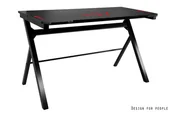 Biurka dla dzieci - Biurko DYNAMIQ V8 czarne - KUP TANIEJ Z KODEM "SALE" ❤ - miniaturka - grafika 1