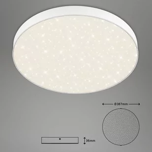 Lampa sufitowa LED Flame Star 840, Ø38,7 cm, biała - Lampy sufitowe - miniaturka - grafika 3
