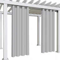 Zasłony - ZASŁONA OGRODOWA 180x155 WODOODPORNE ZASŁONY OGRODOWE NA PRZELOTKACH TARAS - miniaturka - grafika 1