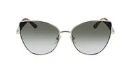 Okulary przeciwsłoneczne - KARL LAGERFELD Damskie okulary przeciwsłoneczne KL341S, błyszczące złoto, jeden rozmiar, Błyszczące złoto, Rozmiar uniwersalny - miniaturka - grafika 1