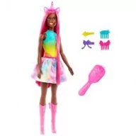 Lalki dla dziewczynek - Lalka Barbie Jednorożec długie włosy Mattel - miniaturka - grafika 1