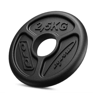 Obciążenie olimpijskie żeliwne 2,5kg Marbo Sport - Obciążenia - miniaturka - grafika 1