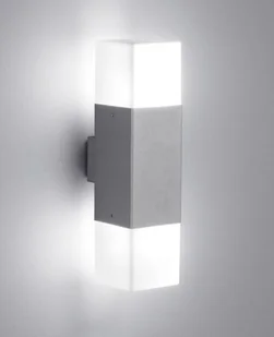 Trio Leuchten Nowoczesna kwadratowa lampa ścienna stal zawiera LED - Hudson - Lampy ścienne - miniaturka - grafika 1