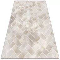 Dywany zewnętrzne - Dywan na taras zewnętrzny Marmurowe panele 140x210 cm - miniaturka - grafika 1