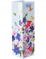 Opakowania i torebki na prezenty - Torebka prezentowa na wino Garden Flowers wąska - miniaturka - grafika 1