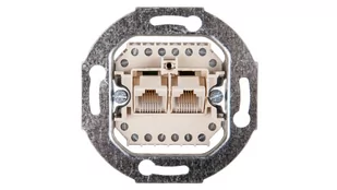 Berker One.Platform gniazdo telefoniczne podwójne B_534539 - Gniazdka elektryczne - miniaturka - grafika 1