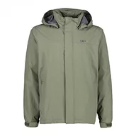 Kurtki męskie - CMP Męska kurtka przeciwdeszczowa, Torf, 54 - miniaturka - grafika 1