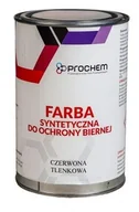 Farby do metalu - Farba syntetyczna do ochrony biernej czerwona tlenkowa 1l - miniaturka - grafika 1