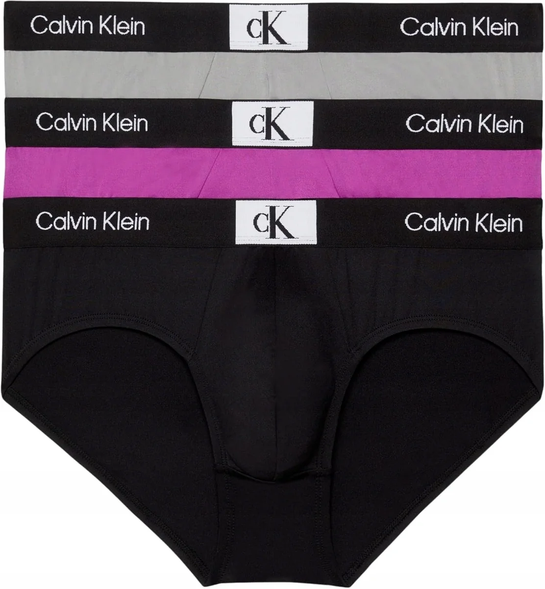 Calvin Klein Majtki Slipy męskie wielokolorowy 3-Pack 3 sztuki Rozmiar M