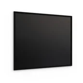 Tablice i flipcharty - Tablica kredowa czarna 100x80 cm rama drewniana CZARNA ECO - miniaturka - grafika 1