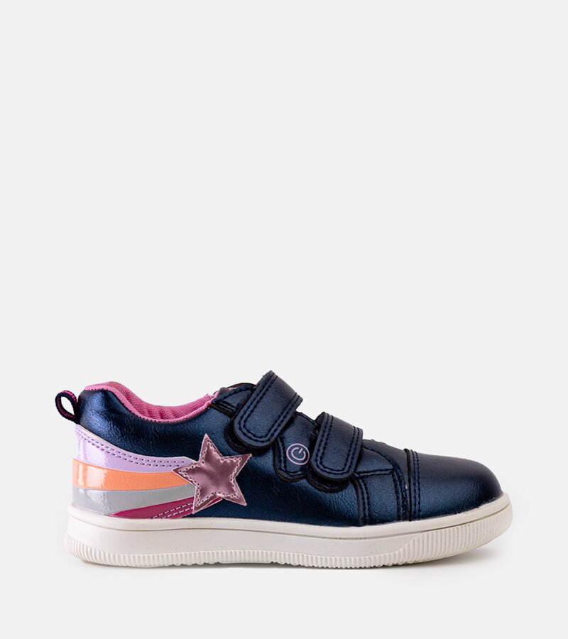 Niebieskie trampki dziecięce na rzepy Dahl-21