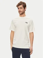 Koszulki męskie - The North Face T-Shirt NF0A880R Écru Regular Fit - miniaturka - grafika 1
