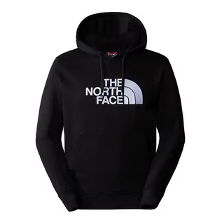 Bluzy sportowe męskie - Bluza The North Face Light Drew Peak 00A0TEJK31 - czarna - grafika 1