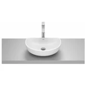 Umywalki - ROCA A327C10620 OPTICA Umywalka nablatowa EE 45x30 cm BIAłY MAT - miniaturka - grafika 1