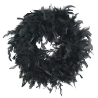 Dekoracje domu - Wieniec Feathers ⌀40cm black - miniaturka - grafika 1