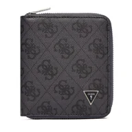 Portfele - Mały Portfel Męski Guess SMMALO LEA02 Szary - miniaturka - grafika 1