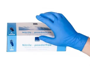 ABENA GmbH Raz rękawice z abena Niebieski L rozm. 9, puderfreie nitrylowa, unsterile rękawiczki nitrylowe, 100 sztuk/pudełko 262056 - Rękawiczki jednorazowe - miniaturka - grafika 2