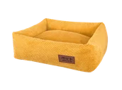 Legowiska dla psów - PETTO Legowisko Osaka dla psów musztardowe - miniaturka - grafika 1
