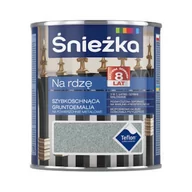 Farby do metalu - Śnieżka Gruntoemalia Na Rdzę struktura metaliczna srebrna 650 ml - miniaturka - grafika 1