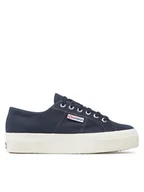 Trampki damskie - Superga Tenisówki 2740 Platform S21384W Granatowy - miniaturka - grafika 1