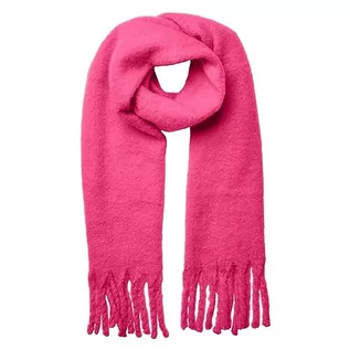 Apaszki i szaliki damskie - PIECES Szalik damski Pcnikita Long Scarf Noos Bc, Shocking Pink, jeden rozmiar - grafika 1