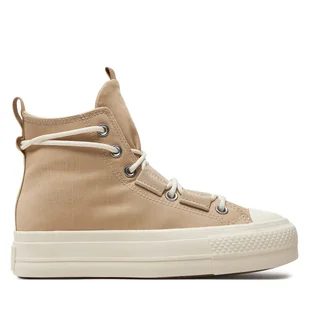 Trampki Converse Chuck Taylor All Star Lift Platform A06494C Beżowy - Trampki damskie - miniaturka - grafika 1