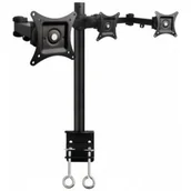 Uchwyty do monitorów - ART Uchwyt L-03A Uchwyt UNIWERSALNY DO MONITORA LCD potrójny 13-20 3x6KG RAM (RAMART L-03A) - miniaturka - grafika 1