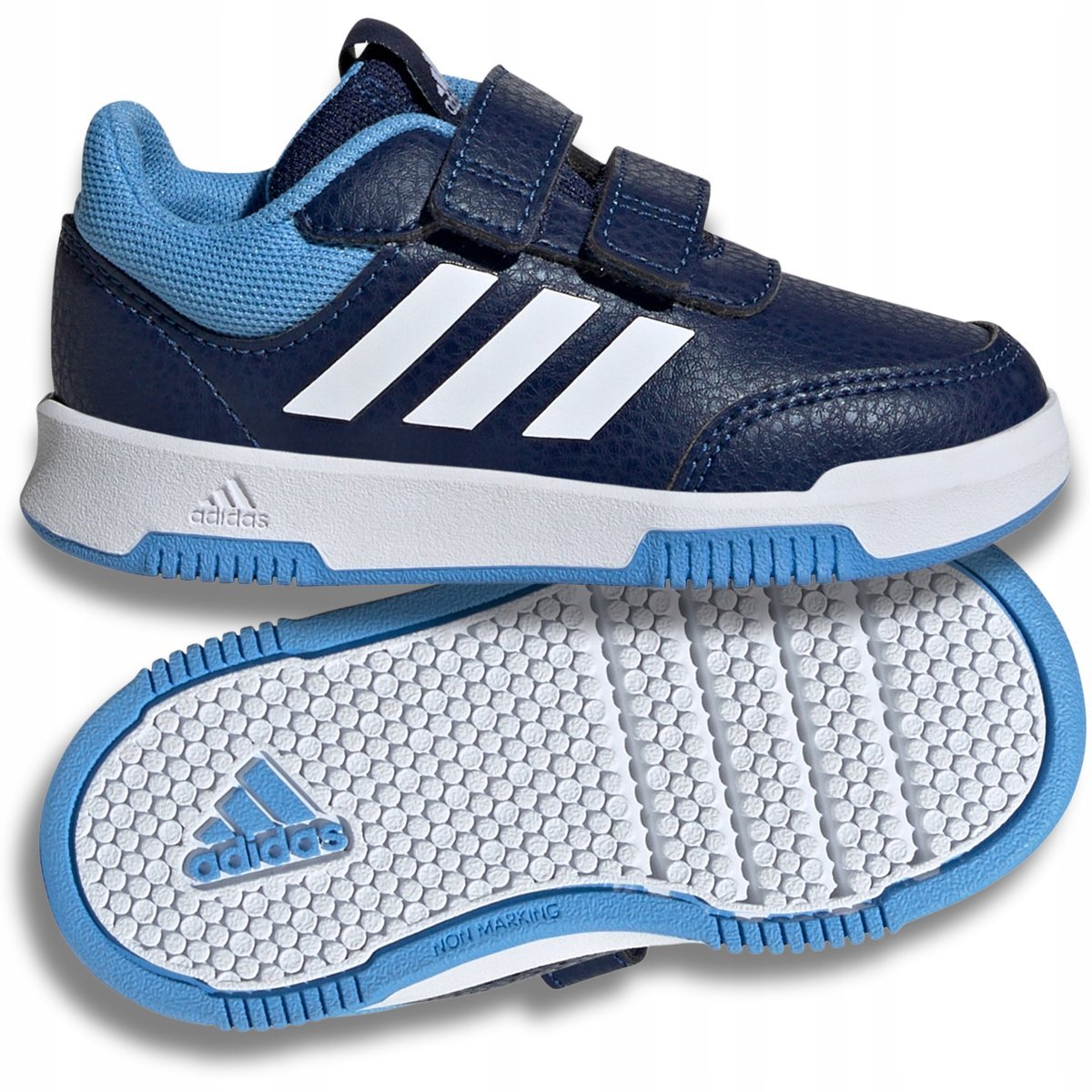 BUTY DZIECIĘCE SPORTOWE ADIDAS LEKKIE CHŁOPIĘCE WYGODNE SNEAKERSY RZEP 23,5