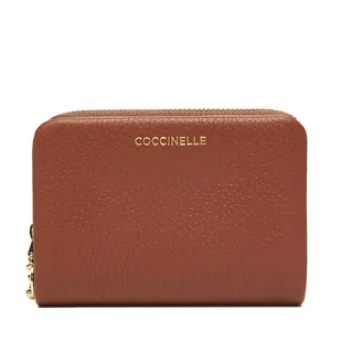 Mały Portfel Damski Coccinelle E2 TBM 11 E9 01 Brązowy - Portfele Mały Portfel Damski Coccinelle E2 TBM 11 E9 01 Brązowy - Portfele - miniaturka - grafika 1