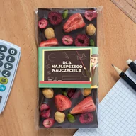 Czekolada - Czekolada z okazji Dnia Nauczyciela - oryginalny upominek 'dla najlepszego Nauczyciela' [Rodzaj czekolady: Czekolada deserowa] - miniaturka - grafika 1