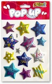 Szkolne artykuły papiernicze - Naklejki metaliczne Stars - miniaturka - grafika 1