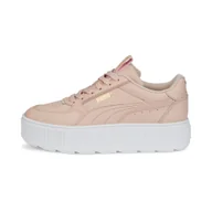 Sneakersy damskie - Puma Karmen Rebelle sneakersy damskie beżowe białe złote rozmiar 39 - miniaturka - grafika 1