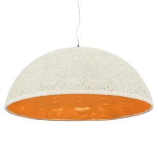 Biało-złota skandynawska lampa wisząca - EX111-Farren - Lampy sufitowe - miniaturka - grafika 1