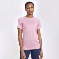 Koszulki i topy damskie - Damska Koszulka z krótkim rękawem CRAFT PRO HYPERVENT SS TEE W 1910433-743000 – Różowy - miniaturka - grafika 1