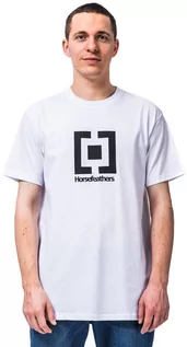 Koszulki dla chłopców - Horsefeathers BASE white koszulka męska - M - grafika 1