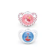 Smoczki do butelek - NUK 175162 Smoczek BABY GLUCK 0-6m 2szt/box - miniaturka - grafika 1