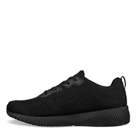 Trampki męskie - Skechers Męskie trampki 232290 BBK, czarna siatka/wykończenia, 5,5 UK - miniaturka - grafika 1