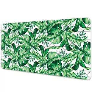 Mata ochronna na blat Liście geometryczne 90x45 cm - Podkładki na biurko - miniaturka - grafika 1