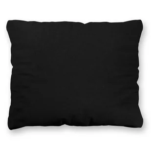 Poszewka Bawełna 50 x 60 Jednolita Ola Czarna Black - Poszewki na poduszki - miniaturka - grafika 2