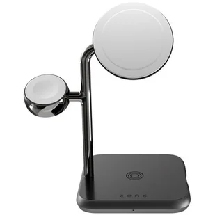 Zens 4-in-1 MagSafe + Watch Wireless Charging Station (czarna) - Stacje dokujące do telefonów - miniaturka - grafika 1