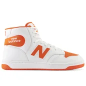 Buty sportowe męskie - Buty New Balance BB480SCA - białe - miniaturka - grafika 1