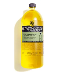 L'Occitane Almond Eco Refill Shower Oil Żel Pod Prysznic Uzupełniający 500 ml - Kosmetyki do kąpieli - miniaturka - grafika 1