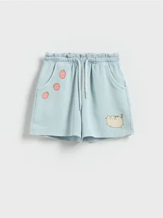 Reserved - Szorty Pusheen - jasnoniebieski - Spodnie i spodenki dla dziewczynek - miniaturka - grafika 1