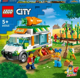LEGO City Furgonetka na targu 60345 - Klocki - miniaturka - grafika 1