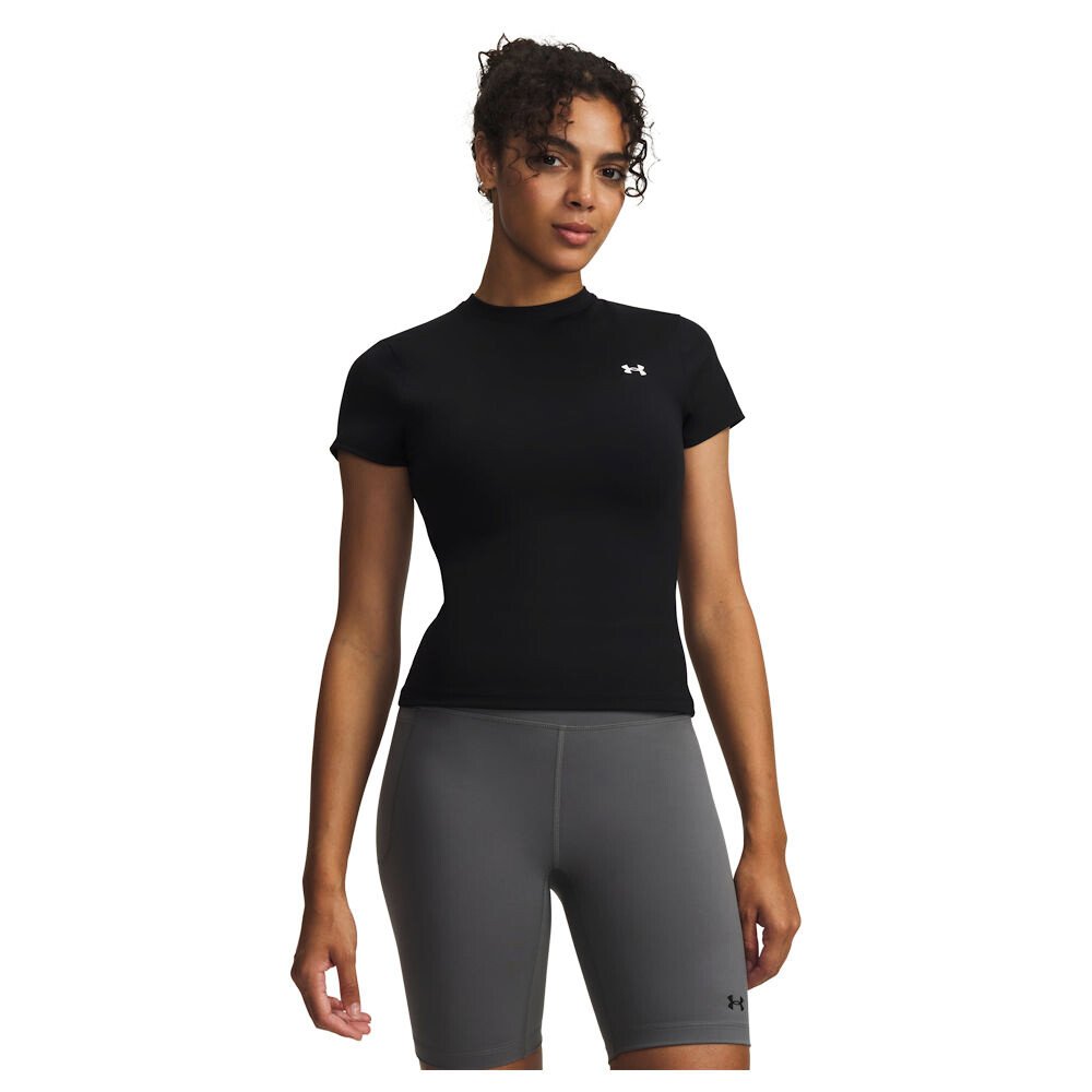 Koszulka damska Under Armour Motion Fitted SS EMEA Black/White L